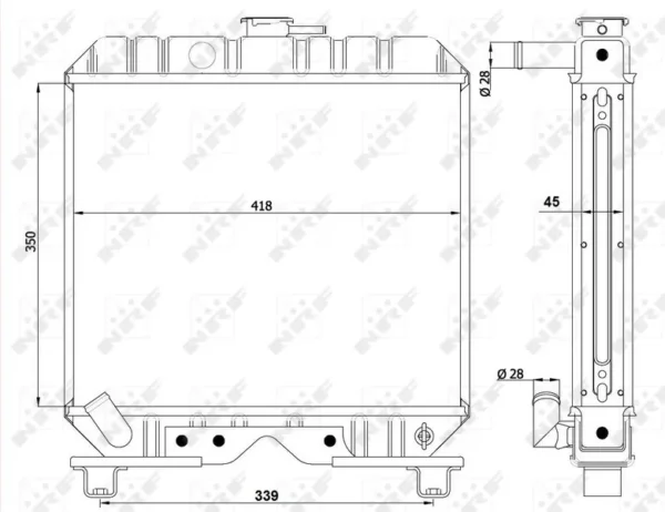 Kubota Radiateur A-41