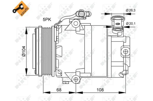 Compressors OPEL Meriva 1.6 03-