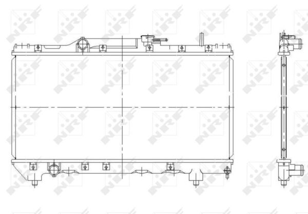 Radiator TOYOTA Carina 1.6 92-