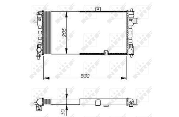 Radiator OPEL Corsa 1.4 83-