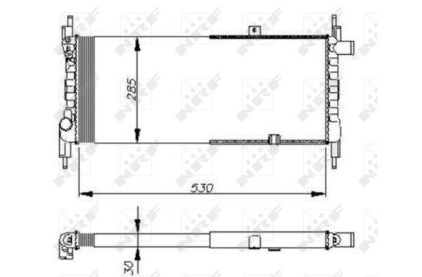 Radiator OPEL Kadett 1.4 85-