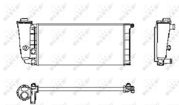 RADIATEUR FIAT Panda 0.9 92-