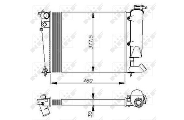 Radiator CITROEN Xsara 1.4 97-