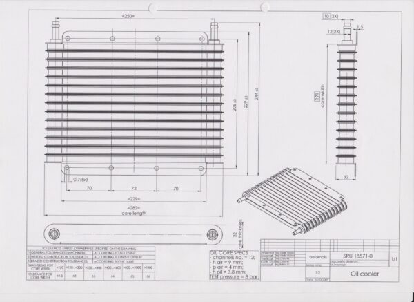 Shell Oil Cooler 280*199*32