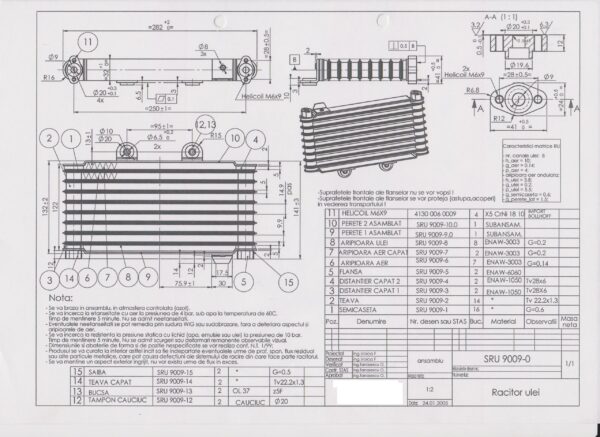 Oil cooler Suzuki Bandit GSF600