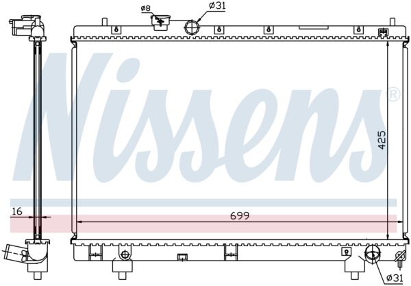 Radiator TOYOTA  IPSUM (1997)  IPSUM 2.0 