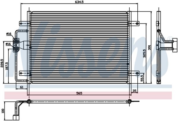 Condensor RENAULT	MEGANE (1996)