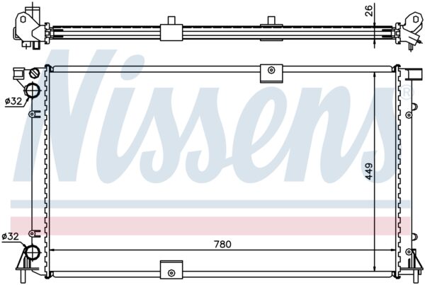 Radiator NISSAN	PRIMASTAR (2001