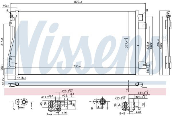 Condensor RENAULT Master 2.5D 01-