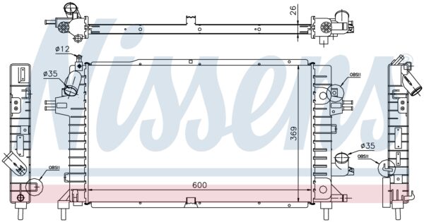 Radiator OPEL	ASTRA (2004)