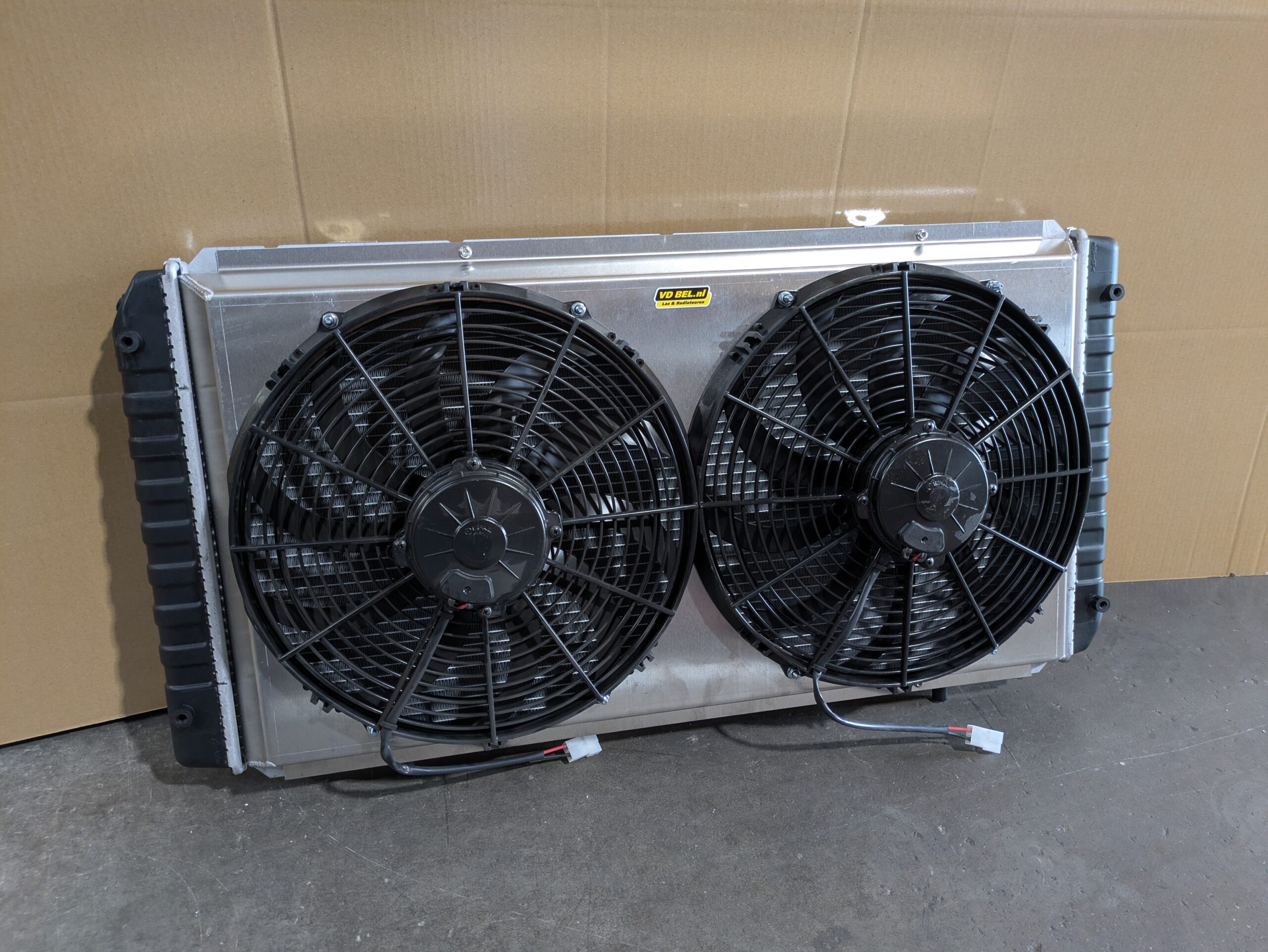 Ducato XXL Radiateur set + 2x Spal | Van der Bel Radiateurenbedrijf Ducato XXL Radiateur set + 2x Spal - Afbeelding 3