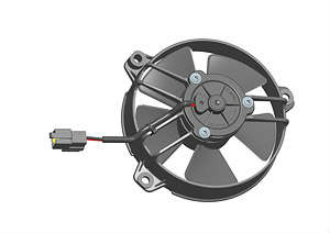 SPAL Axiaal Ventilatoren | Van der Bel Radiateurenbedrijf Spal ventilator 130 mm - VA31-A101-46A - 3010.3011A