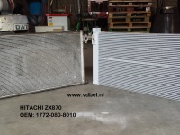 Nagebouwde aluminium hydrauliek oliekoeler oilcooler hitachi 870 OEM: 1772-080-8010 - 4655038