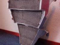 Aangepaste aluminium radiateur racemotor - motor motorfiets aluminium