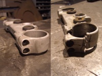 Aluminium kroonplaat reparatie